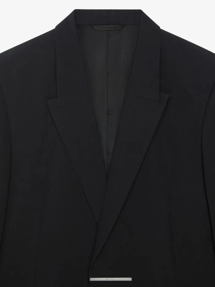 Slim Fit Jacket In Wool Black Men Givenchy Coats and Jackets