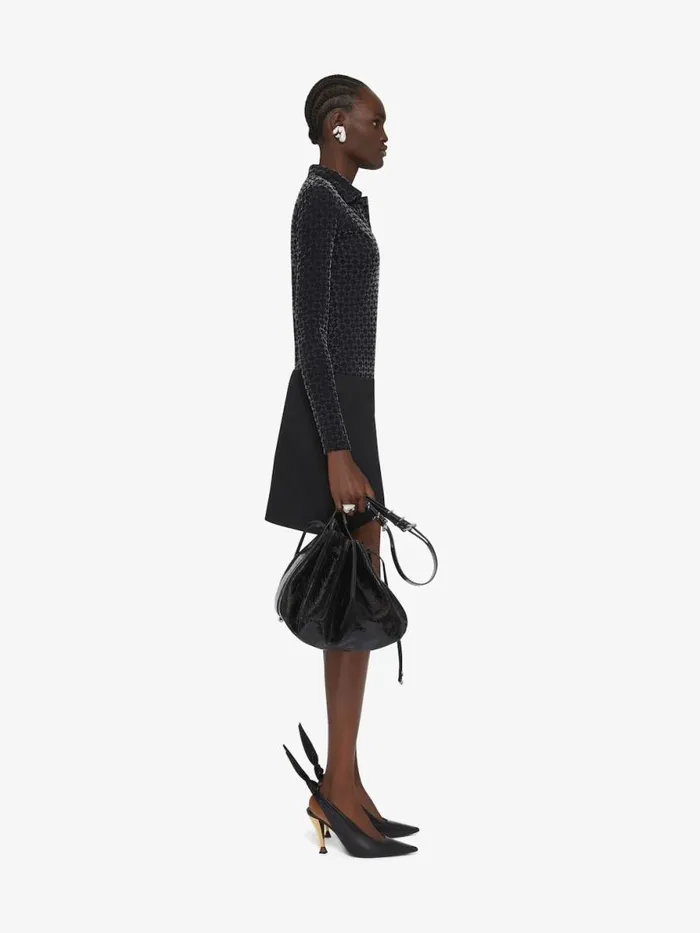 Slim Fit Polo In Monogram 72 Cotton Black Women Givenchy Tops and Shirts
