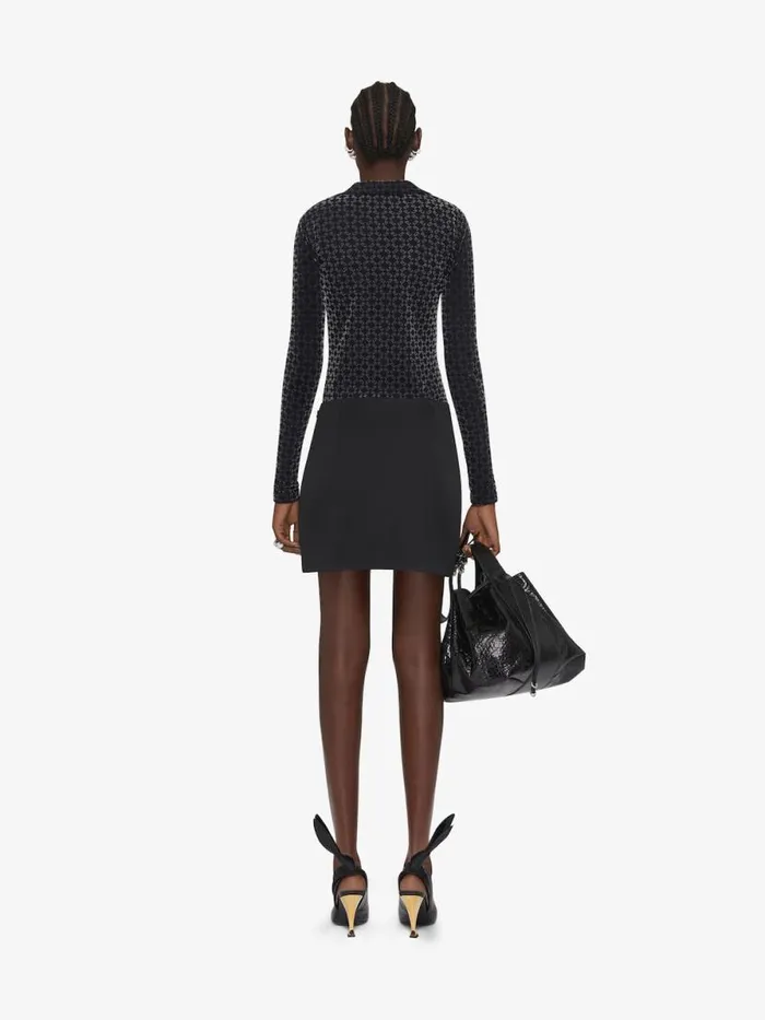 Slim Fit Polo In Monogram 72 Cotton Black Women Givenchy Tops and Shirts