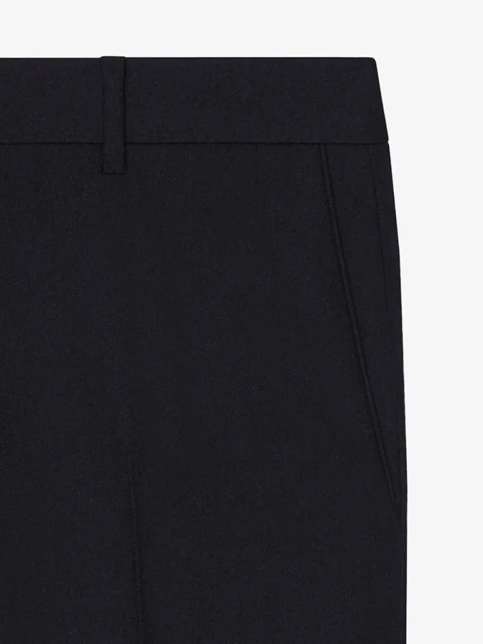 Slim Fit Tailored Pants In Wool Night Blue Men Givenchy Pants and Shorts