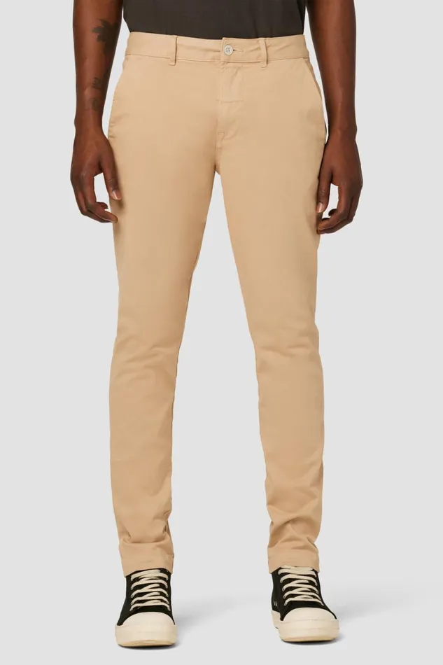 Slim Men Hudson Jeans Classic Slim Straight Chino Mocha
