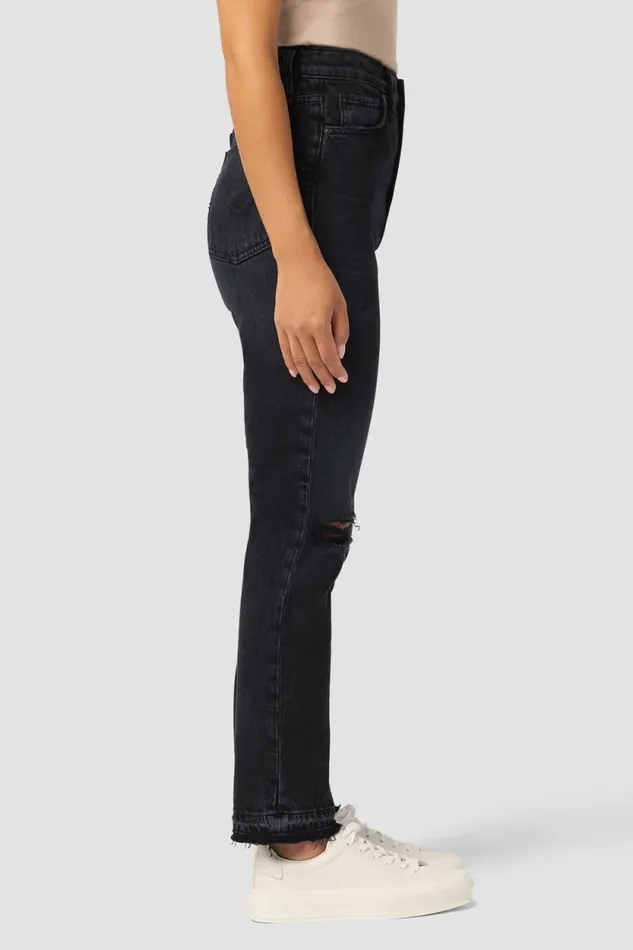 Straight Women Hudson Jeans Harlow Ultra HighRise Cigarette Petite Jean Dark Lovely