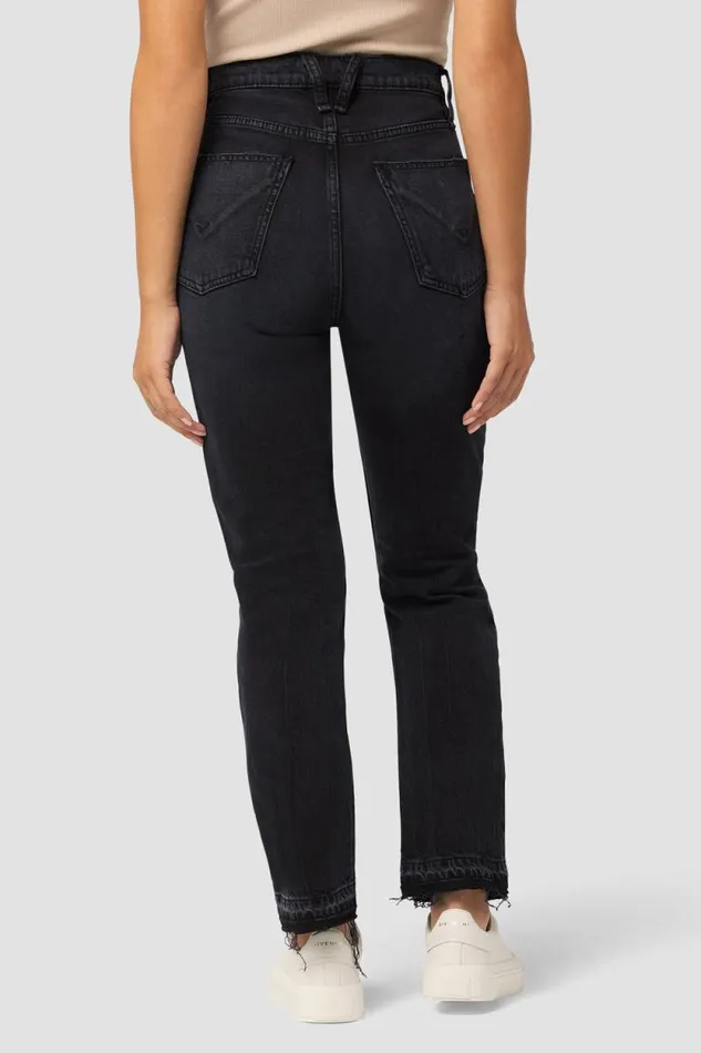 Straight Women Hudson Jeans Harlow Ultra HighRise Cigarette Petite Jean Dark Lovely