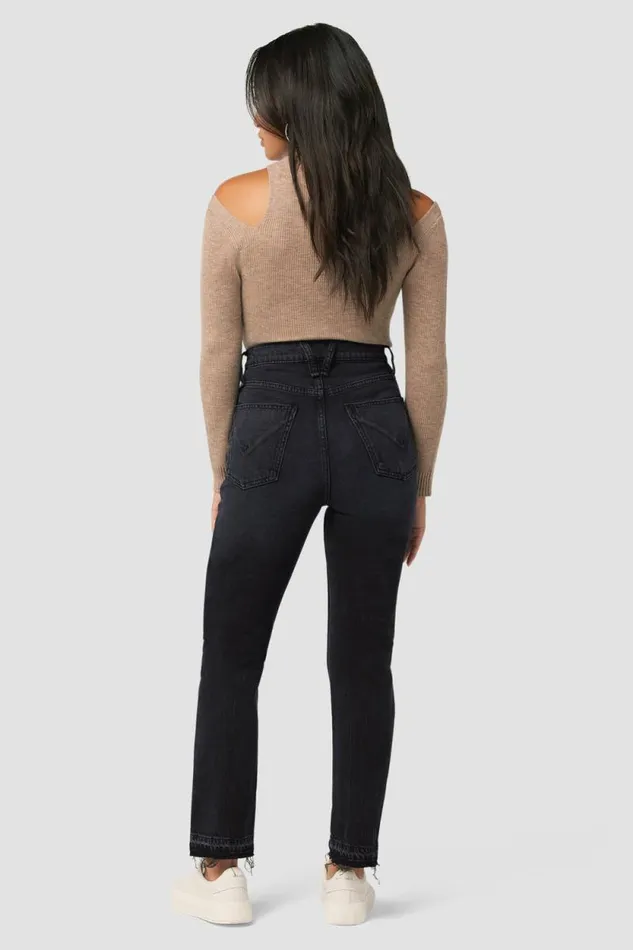 Straight Women Hudson Jeans Harlow Ultra HighRise Cigarette Petite Jean Dark Lovely