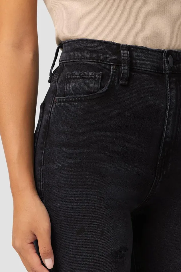 Straight Women Hudson Jeans Harlow Ultra HighRise Cigarette Petite Jean Dark Lovely