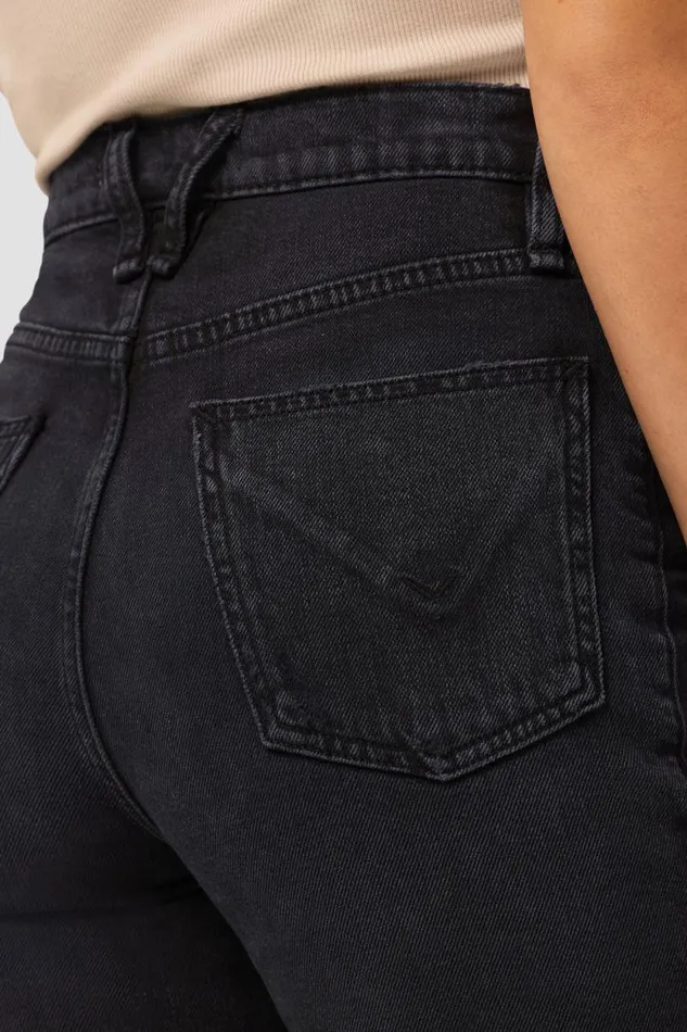 Straight Women Hudson Jeans Harlow Ultra HighRise Cigarette Petite Jean Dark Lovely