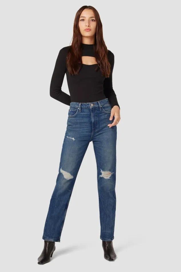 Straight Women Hudson Jeans Jade HighRise Straight Loose Fit Jean Asteroid Straight Women Hudson Jeans Jade HighRise Straight Loose Fit Jean Asteroid