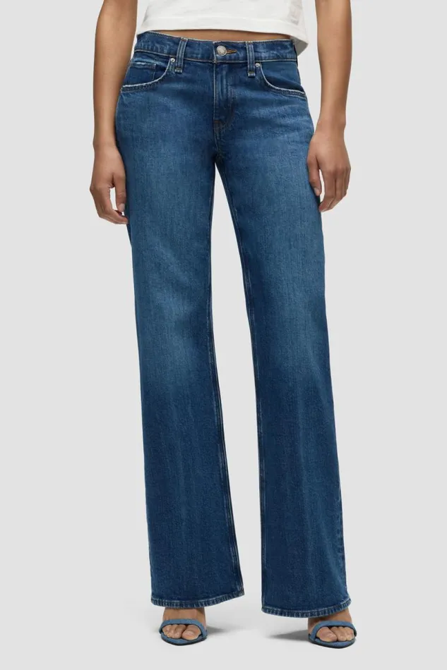 Straight Women Hudson Jeans Kelli LowRise Straight Jean Moon Walk