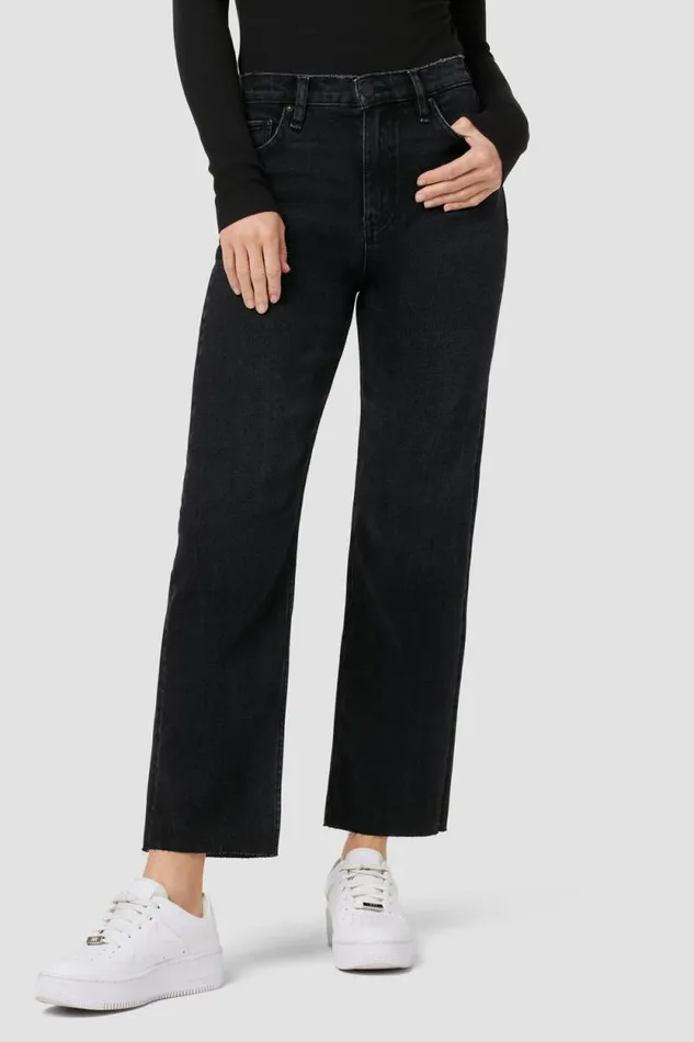 Straight Women Hudson Jeans Remi HighRise Straight Ankle Jean Fade To Black