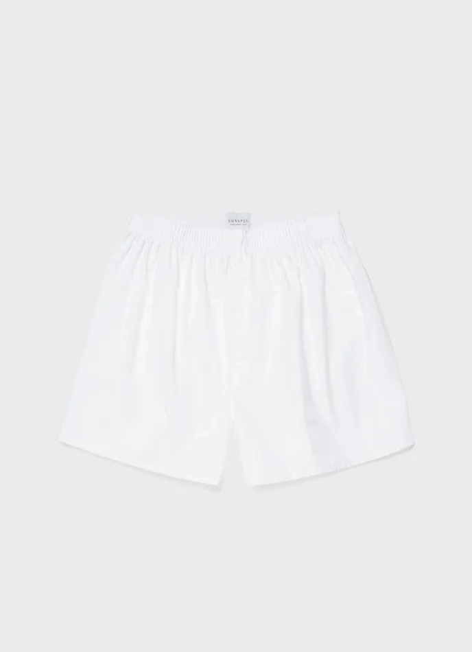 SUNSPEL Boxer Shorts Classic Boxer Shorts White 8211 Men