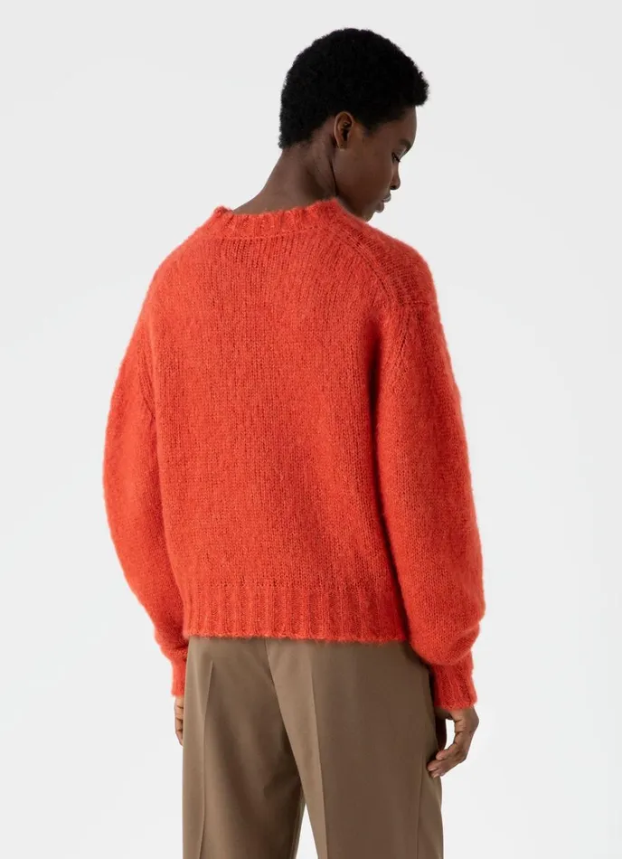 SUNSPEL Knitwear Mohair Silk Crew Neck Jumper Magma 8211 Women