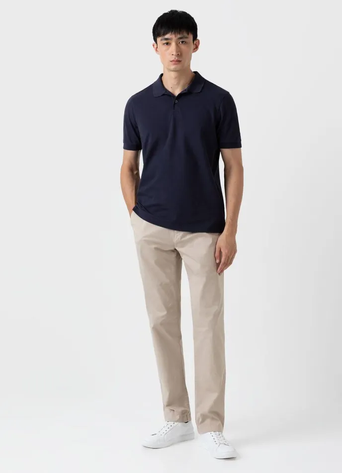 SUNSPEL Polo Shirts Piqu Polo Shirt Navy 8211 Men