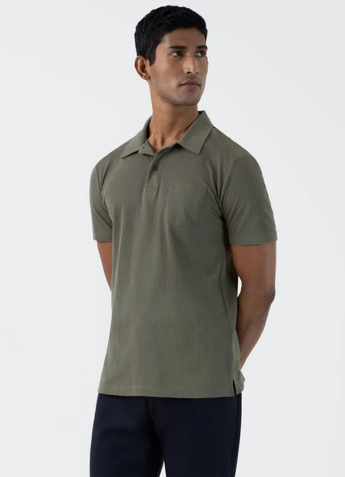 SUNSPEL Polo Shirts Riviera Polo Shirt Khaki 8211 Men