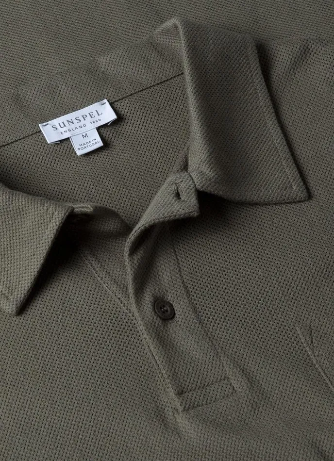 SUNSPEL Polo Shirts Riviera Polo Shirt Khaki 8211 Men