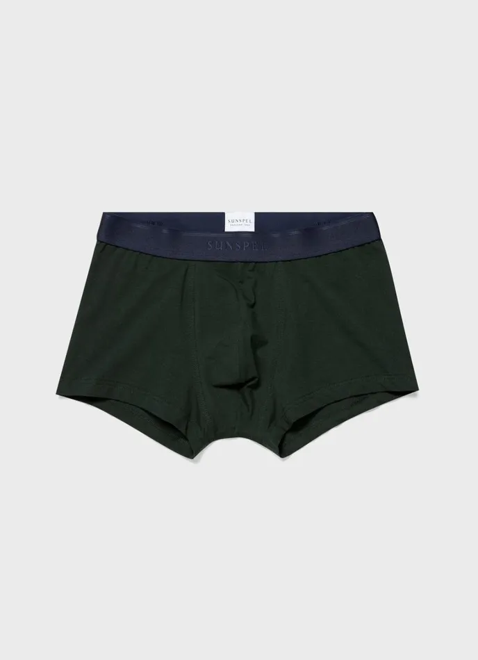 SUNSPEL Trunks and Shorts Stretch Cotton Trunks Seaweed 8211 Men