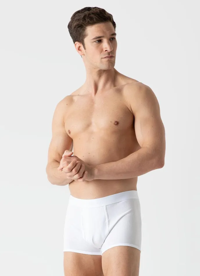 SUNSPEL Trunks and Shorts Superfine Cotton Trunks White 8211 Men