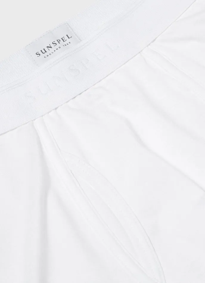 SUNSPEL Trunks and Shorts Superfine Cotton Trunks White 8211 Men