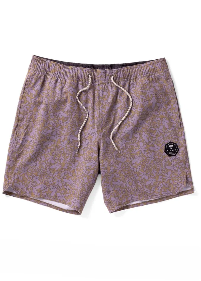Superbloom 165quot Ecolastic Dusty Lilac Men Vissla Boardshorts