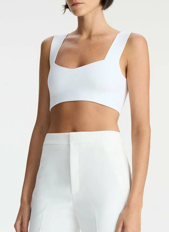 Sweaters Women ALC Jordana Compact Knit Bra White