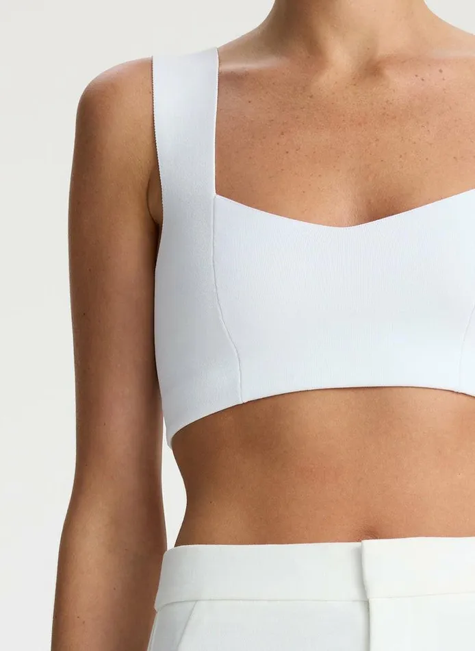 Sweaters Women ALC Jordana Compact Knit Bra White