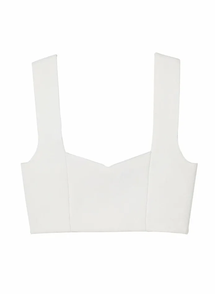 Sweaters Women ALC Jordana Compact Knit Bra White
