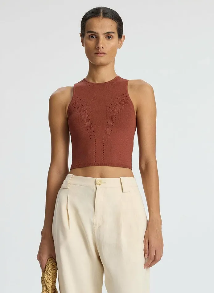 Sweaters Women ALC Tara Compact Knit Top Sequoia