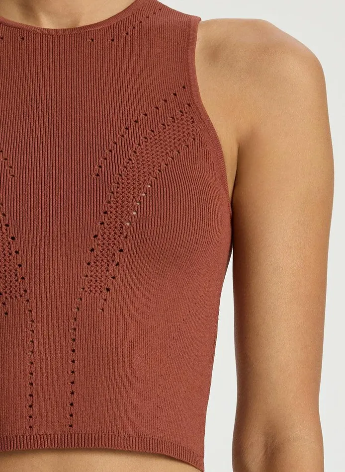 Sweaters Women ALC Tara Compact Knit Top Sequoia Sweaters Women ALC Tara Compact Knit Top Sequoia