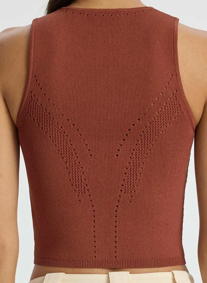 Sweaters Women ALC Tara Compact Knit Top Sequoia Sweaters Women ALC Tara Compact Knit Top Sequoia
