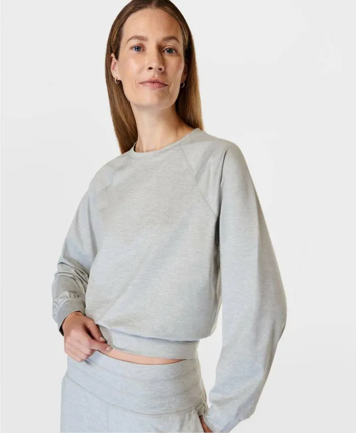 Sweaty Betty Gaia Yoga Long Sleeve Top Light Grey Marl Clothing Long Sleeve Tops Sweaty Betty Gaia Yoga Long Sleeve Top Light Grey Marl Clothing Long Sleeve Tops