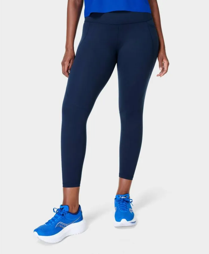Sweaty Betty Power 78 Workout Leggings Navy Blue Clothing 78 Length