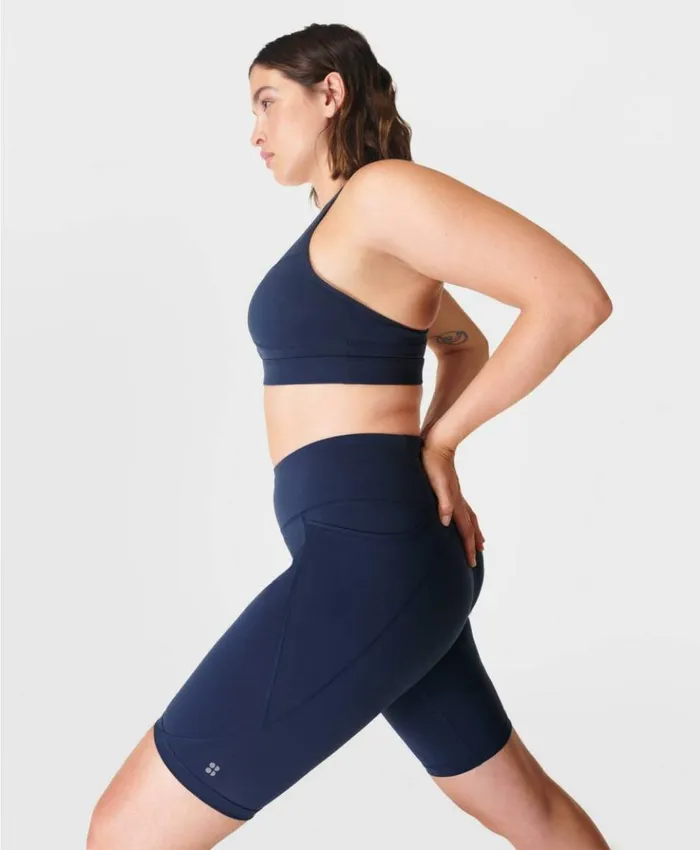 Sweaty Betty Power 9034 Biker Shorts Navy Blue Clothing Shorts Skirts