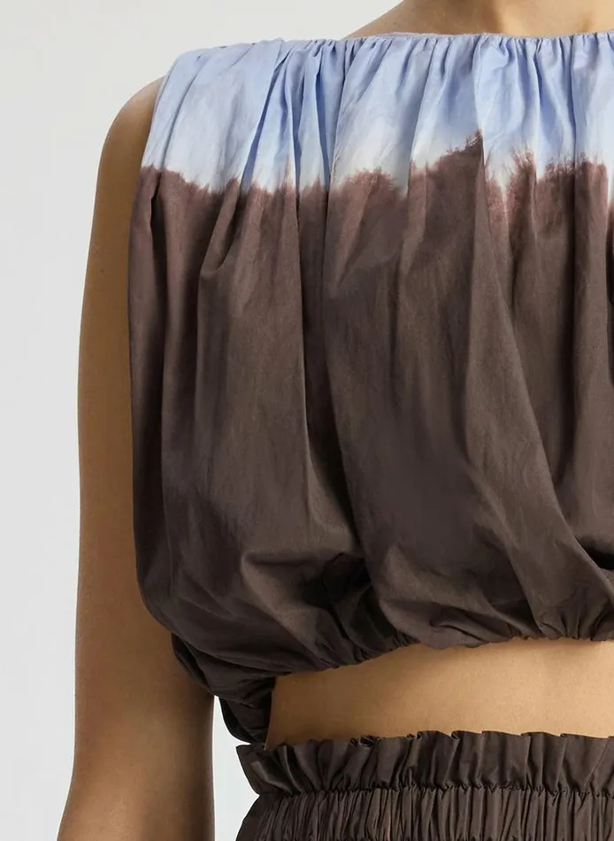 Swim Women ALC Nell Cropped Dip Dye Top Sky Bluefudge Swim Women ALC Nell Cropped Dip Dye Top Sky Bluefudge