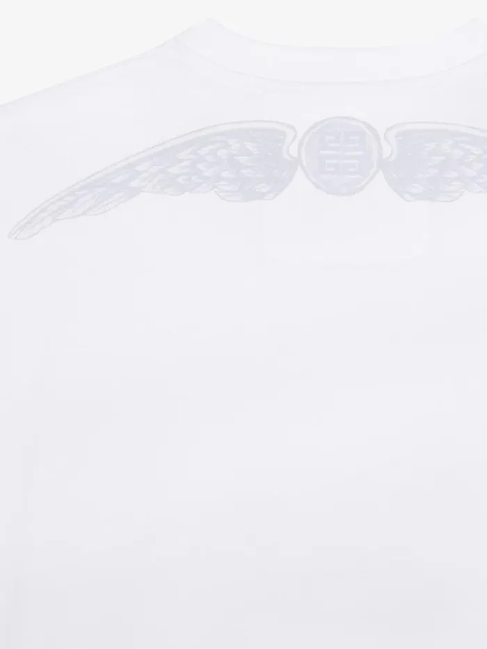 TShirt In Cotton Wings White Men Givenchy TShirts