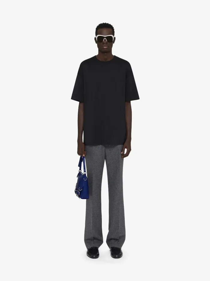 TShirt In Cotton With Signature Black Men Givenchy TShirts