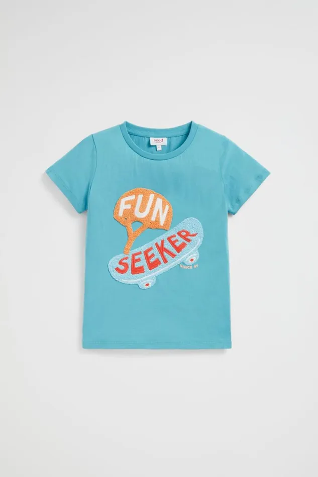 TShirts and Tops Boy Seed Heritage Skateboard Tee Maui Blue