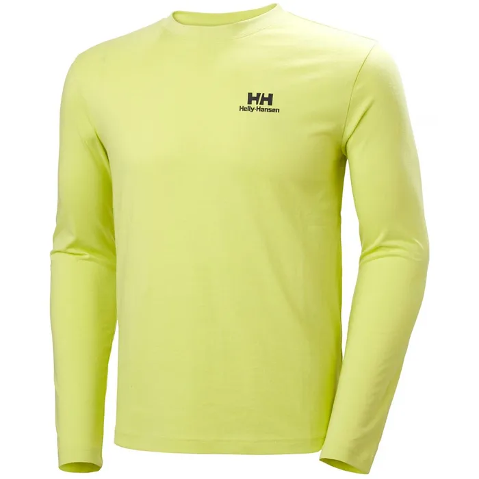 TShirts Men Helly Hansen YU20 LS TSHIRT 379 Sunny Lime