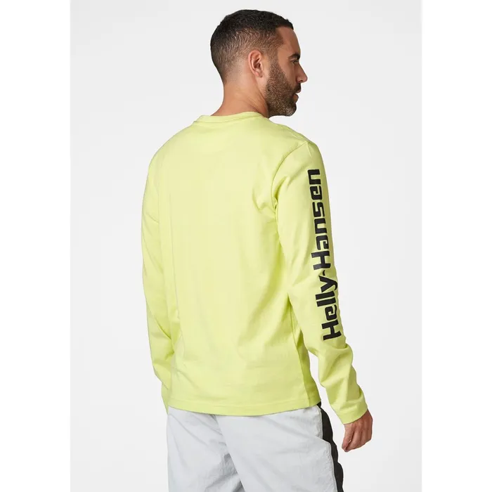 TShirts Men Helly Hansen YU20 LS TSHIRT 379 Sunny Lime