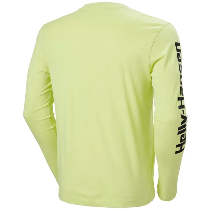 TShirts Men Helly Hansen YU20 LS TSHIRT 379 Sunny Lime