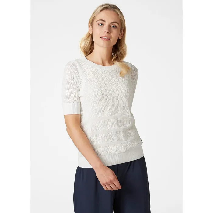 TShirts Women Helly Hansen W THALIA KNIT TSHIRT 011 Offwhite