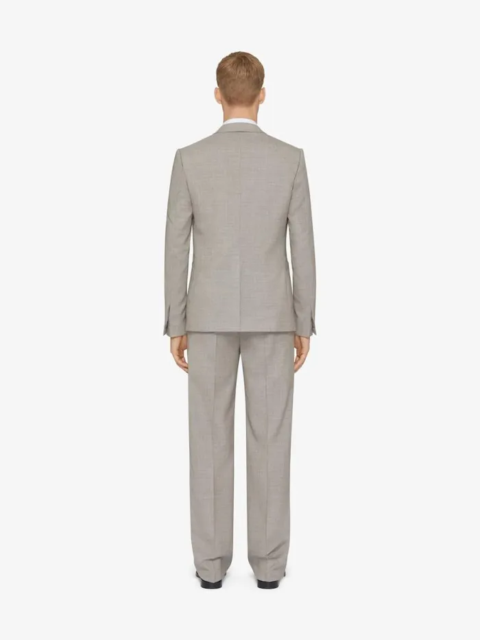 Tailored Pants In Wool Greybeige Men Givenchy Pants and Shorts