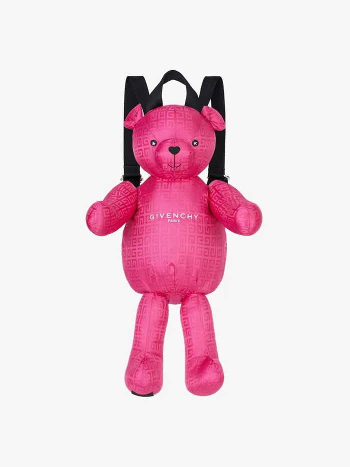 Teddy Bear In 4g Jacquard Deep Pink Kids Givenchy