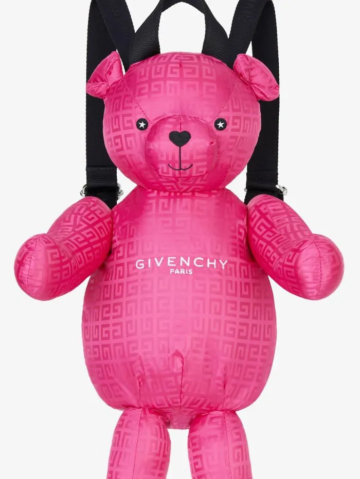 Teddy Bear In 4g Jacquard Deep Pink Kids Givenchy