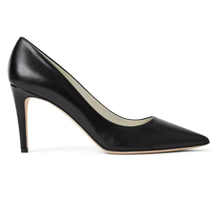 Telma Leather PointedToe Pump 8211 Black Women Bruno Magli Evening