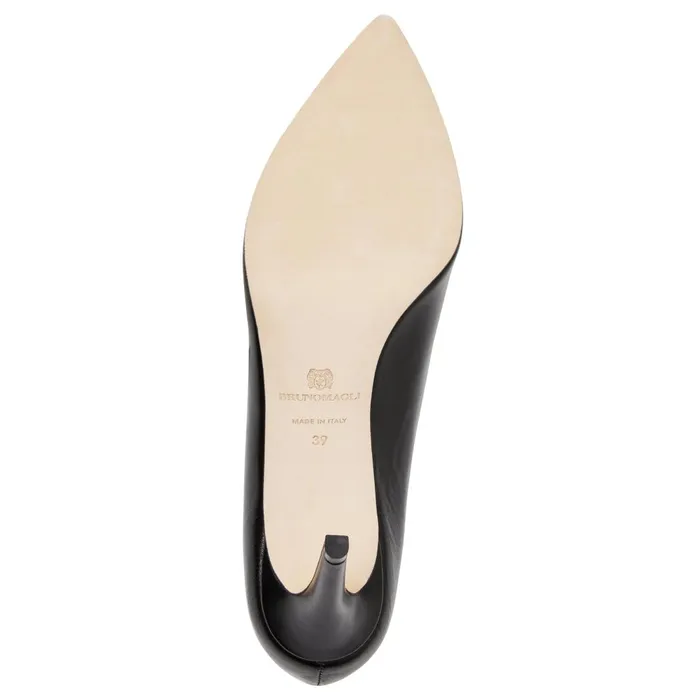 Telma Leather PointedToe Pump 8211 Black Women Bruno Magli Evening