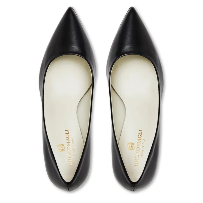 Telma Leather PointedToe Pump 8211 Black Women Bruno Magli Evening
