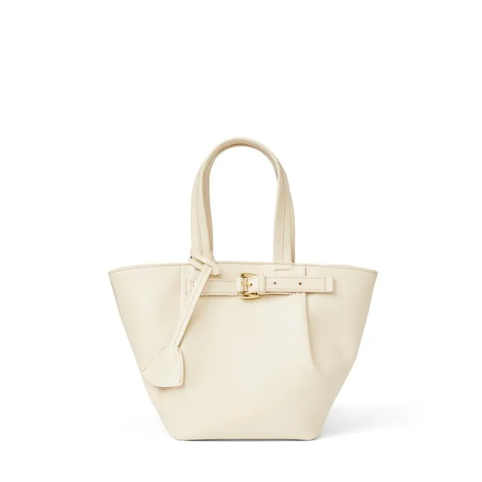 Tessa Mini Tote Cream Calf Women Bruno Magli Handbags