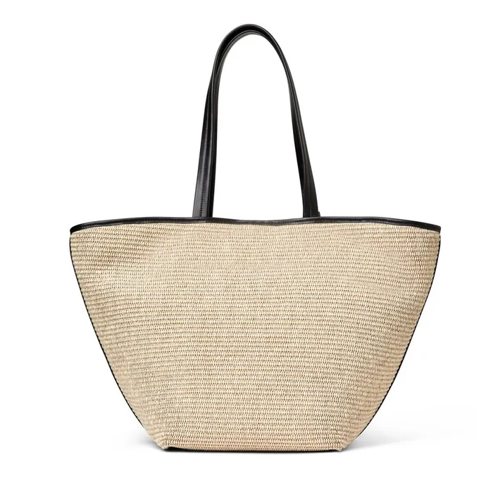 Tessa Raffia Palm Tote Women Bruno Magli Handbags