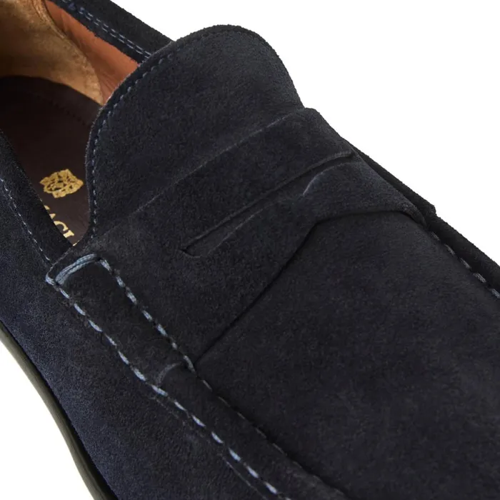 Tonio Slip On Loafer Navy Suede Men Bruno Magli Loafers and Slipons