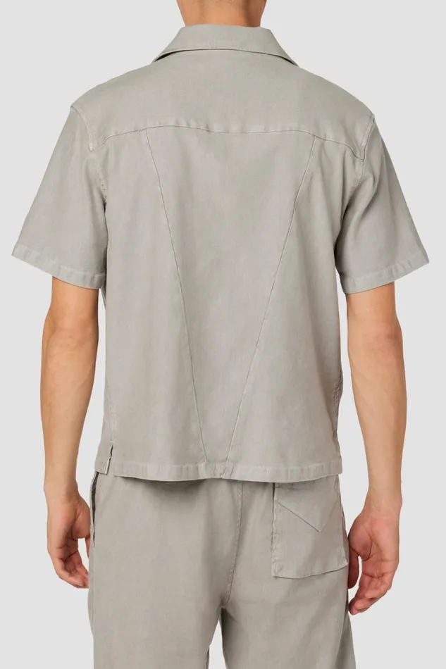 Tops and Sweaters Men Hudson Jeans Linen Shirt Cement Tops and Sweaters Men Hudson Jeans Linen Shirt Cement