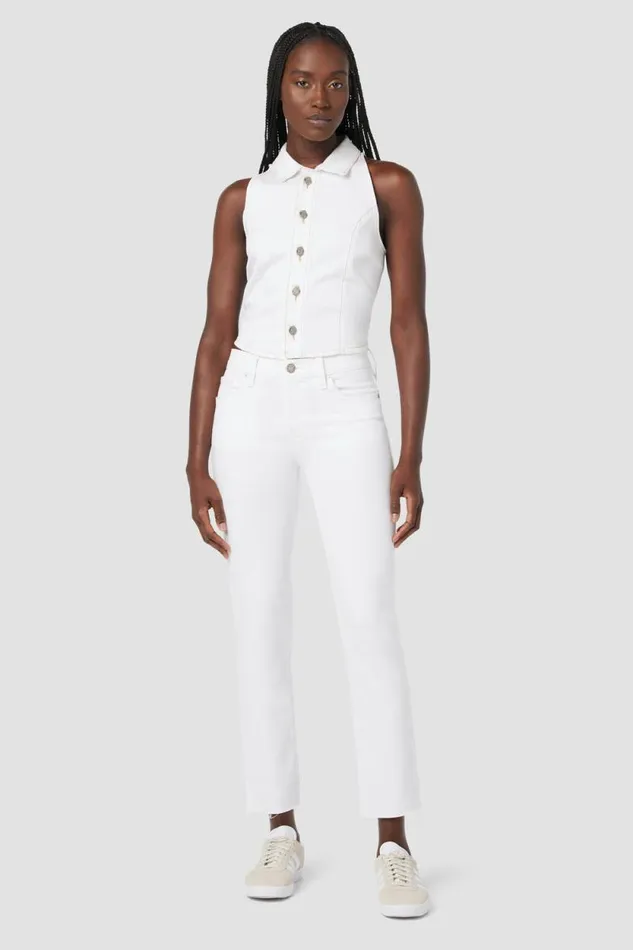 Tops and Sweaters Women Hudson Jeans Halter Vest White Tops and Sweaters Women Hudson Jeans Halter Vest White
